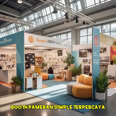 booth pameran simple terpercaya